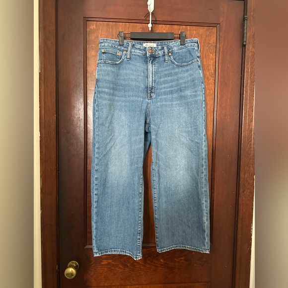 Madewell The Curvy Slim Wide Leg Jeans Size 31 - Picture 2 of 6